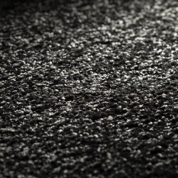 Draufsicht mit Lichtvariationen JAB Amaze 800 dunkelgrau – Velours Teppichboden